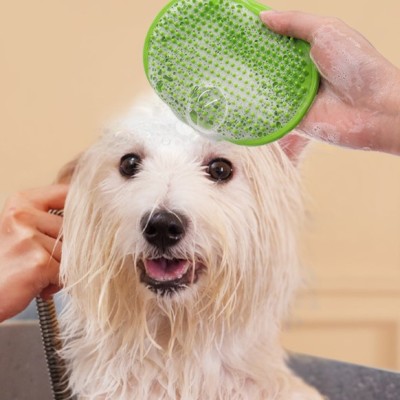 Evcil Hayvan Silikon Tüy Toplama Yıkama Fırçası