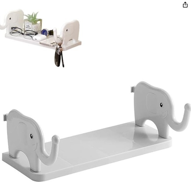 Fil Desenli Yapışkanlı Çok Amaçlı Raf