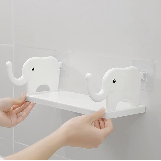 Fil Desenli Yapışkanlı Çok Amaçlı Raf