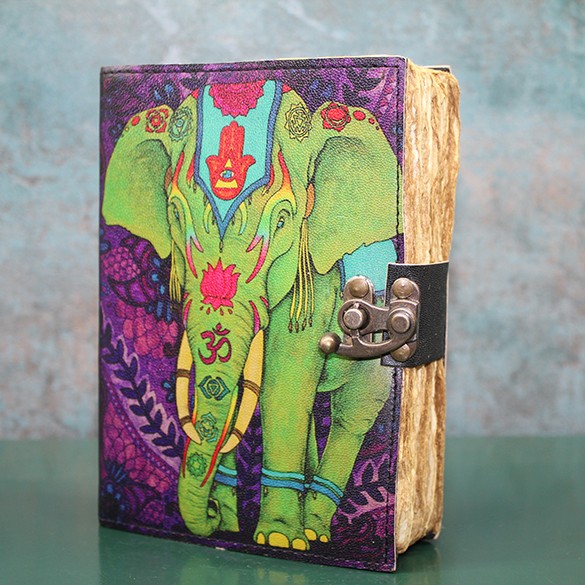 Fil Tasarımı Deri Defter 