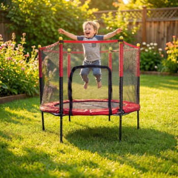 Fileli 140 cm Büyük Boy Trambolin 