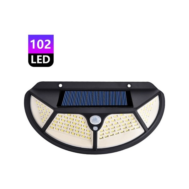 Fonksiyonel Sensörlü 102 Ledli Solar Bahçe Lambası