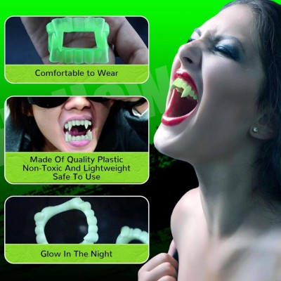 Fosforlu Çift Damak Takma Vampir Dişi