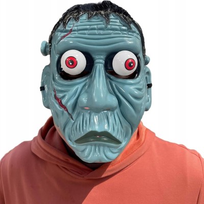 Frankenstein Temalı Sallanan Oynar Gözlü Maske