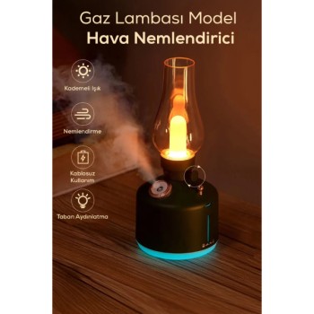 Gaz Lambası Tasarımlı Hava Nemlendirici 