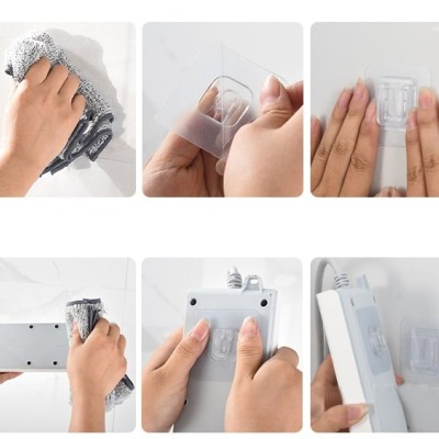 Geçmeli Klips Eşya Sabitleme Askısı 10'lu Set