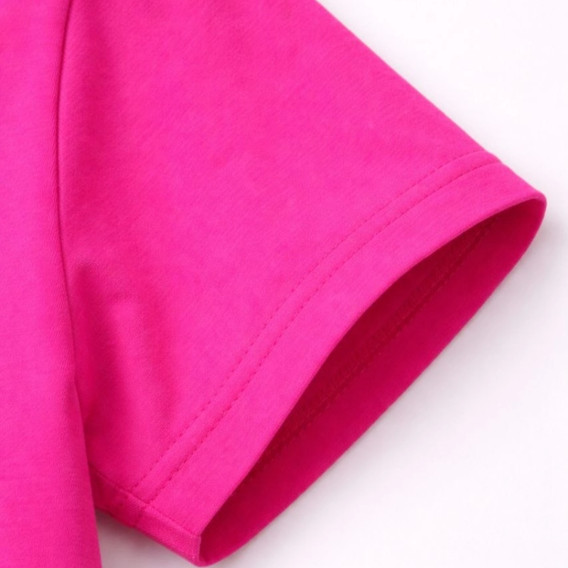 Genç Erkek Çocuk V Yaka Tişört Model - Pembe