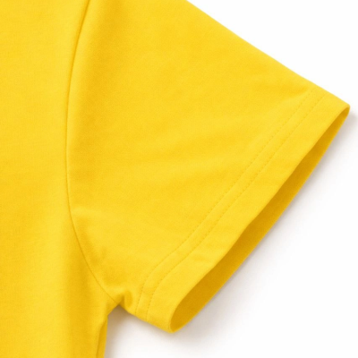 Genç Erkek Çocuk V Yaka Tişört Model - Sarı
