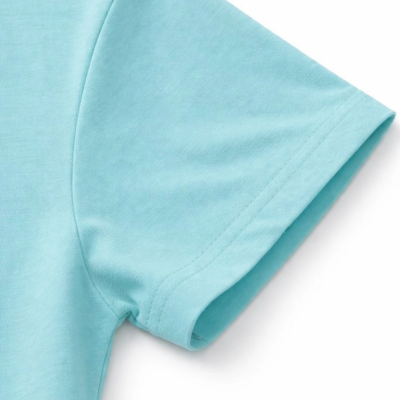 Genç Erkek Çocuk V Yaka Tişört Model - Turkuvaz