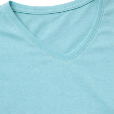 Genç Erkek Çocuk V Yaka Tişört Model - Turkuvaz