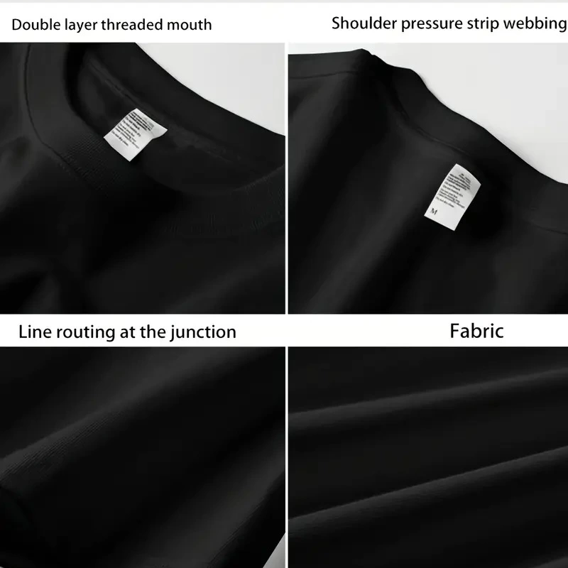 Geniş Kesim Pamuklu Tişört - 