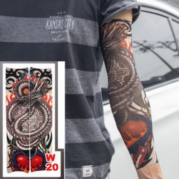 Giyilebilir Kol Ve Bacak Dövmesi 3D Baskılı 2 Adet Model  7