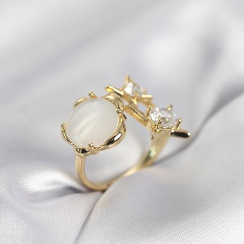 Gold Renk Kutup Yıldızı Model Kadın Yüzük