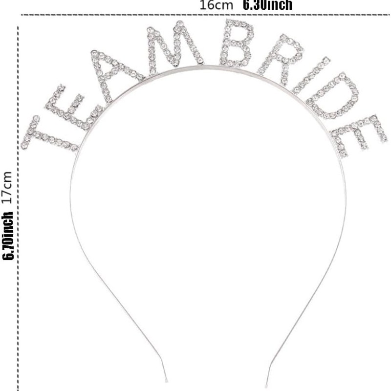 Gümüş Kaplama Kristal Taşlı Team Bride Taç
