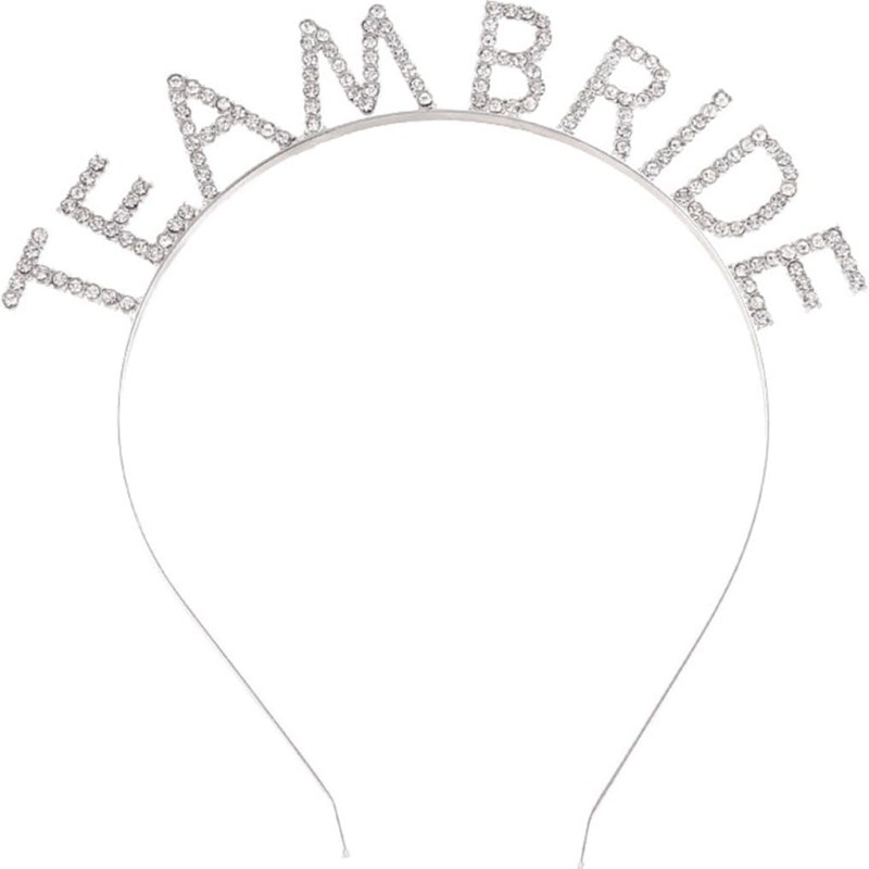 Gümüş Kaplama Kristal Taşlı Team Bride Taç