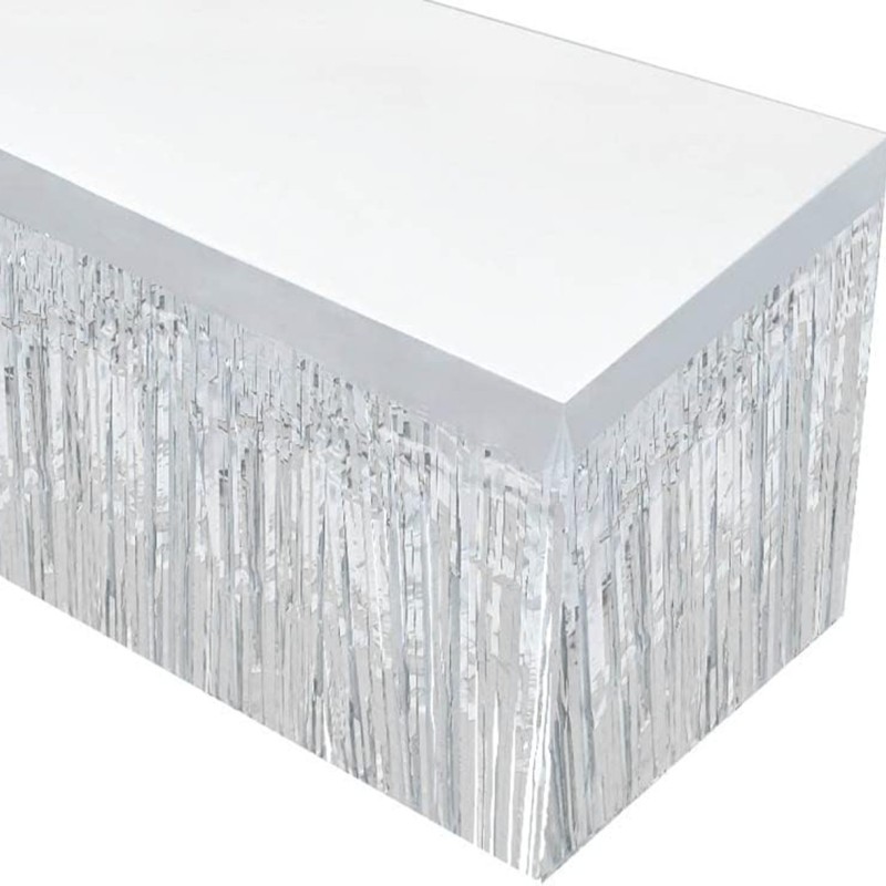 Gümüş Metalize Masa Eteği