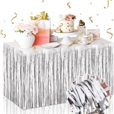 Gümüş Metalize Masa Eteği