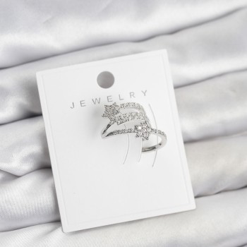 Gümüş Renk Zirkon Taşlı Yıldız Model Kıkırdak Earcuff Küpe