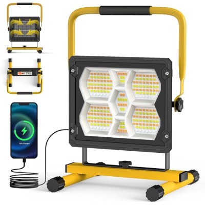 Güneş Enerjili 400 Ledli Powerbank Projektör Güneş Enerjili 400 Ledli Powerbank Projektör