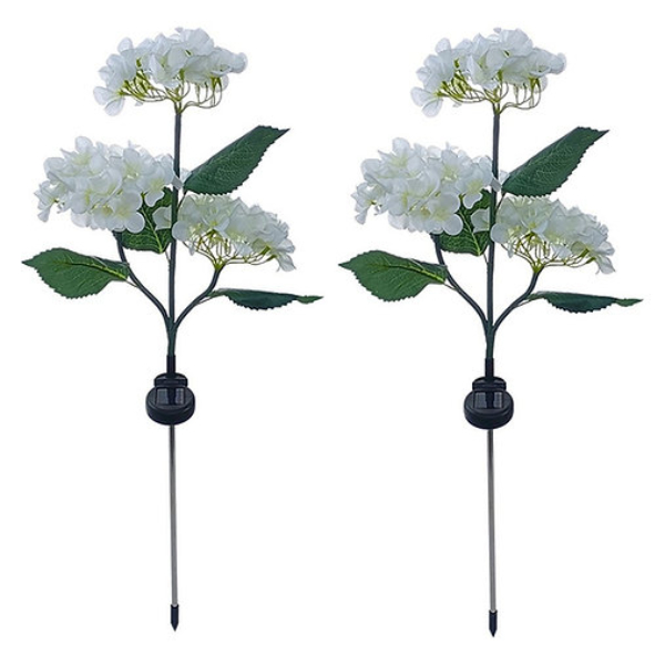 Güneş Enerjili Kazıklı Çiçek LED Lamba