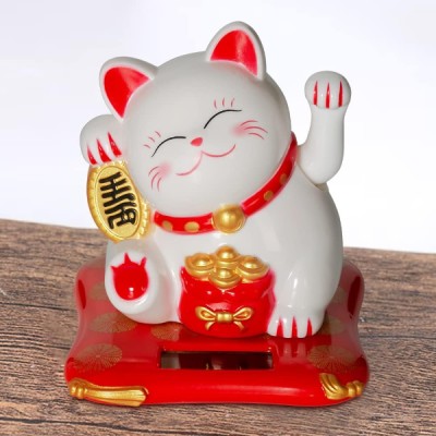 Güneş Enerjili Şans Kedisi 