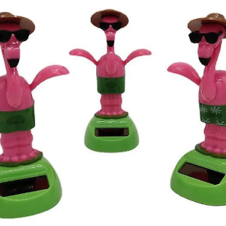 Güneş Enerjili Solar Sallanan Flamingo