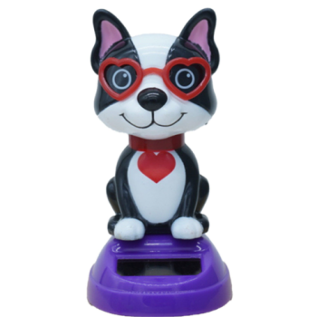 Güneş Enerjili Solar Sallanan Gözlüklü Kedi