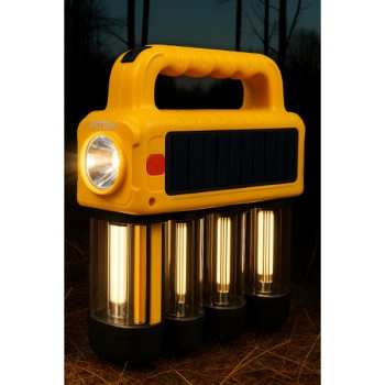 Güneş Enerjili Taşınabilir Projektör Işıldak 