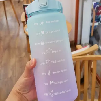 Günlük Motivasyon Su Matarası 2 Litre