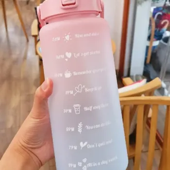 Günlük Motivasyon Su Matarası 2 Litre