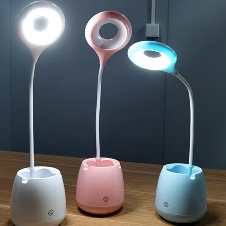 Halka LED USB Şarjlı Masa Lambası 