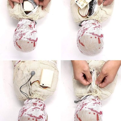 Halloween Sensörlü Işıklı Hareketli Mumya