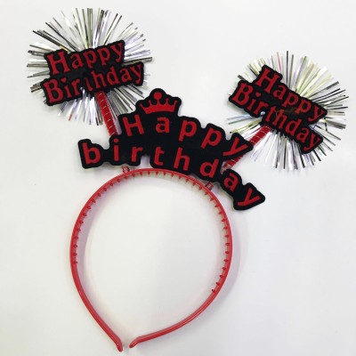 Happy Birthday Neon Renk Doğum Günü Tacı 12 Adet