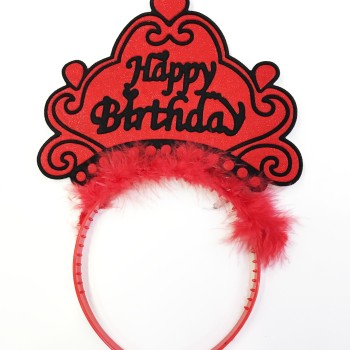 Happy Birthday Yazılı Neon Renk Taç 12 Adet Happy Birthday Yazılı Neon Renk Taç 12 Adet