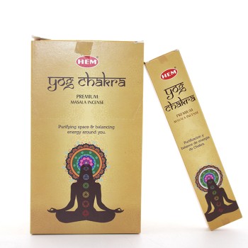 Hem Yog Chakra Masala Aromalı Çubuk Tütsü 