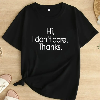 Hi, I don't care. Thanks.Oversize T-shirt - Siyah -