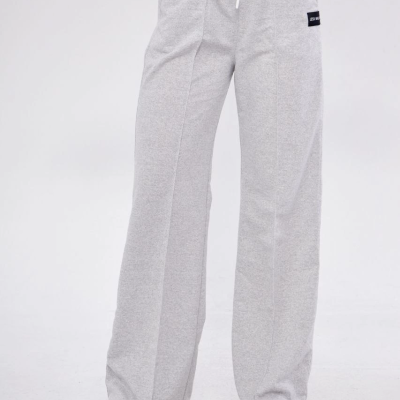 İki iplik Bol Paça Eşofman Pantolon - Gri