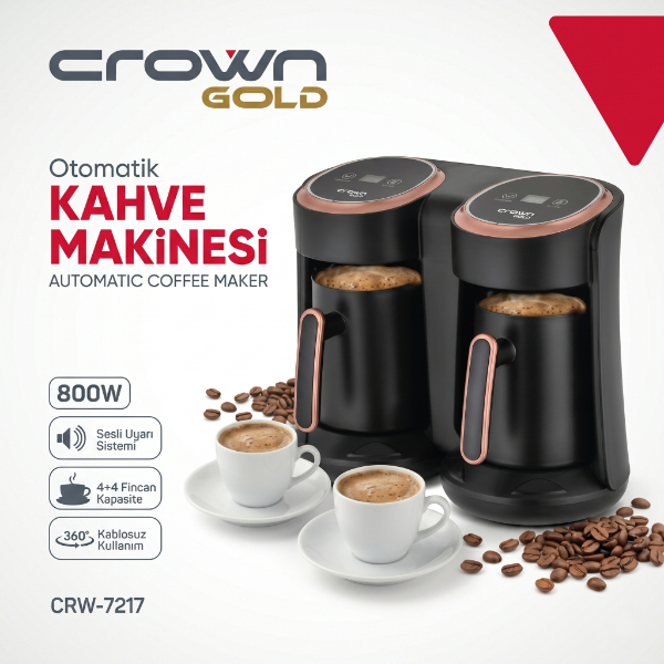 İkili Otomatik Türk Kahve Makinesi 