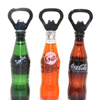İkonik İçecek Şişesi Tasarımlı Magnetli Şişe Açacağı - Model 2
