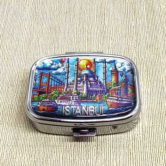 İstanbul Temalı İlaç Kutusu - Model 11