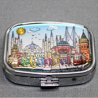 İstanbul Temalı İlaç Kutusu - Model 14