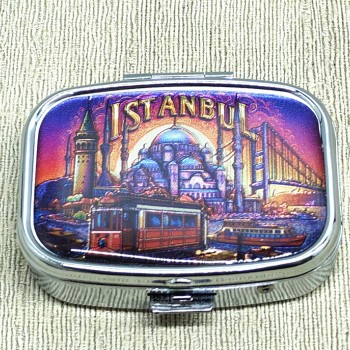 İstanbul Temalı İlaç Kutusu - Model 8