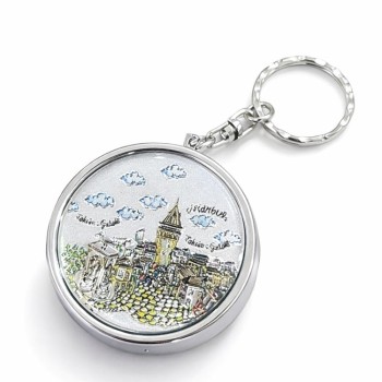 İstanbul Temalı Küllük Anahtarlık - Model 2 