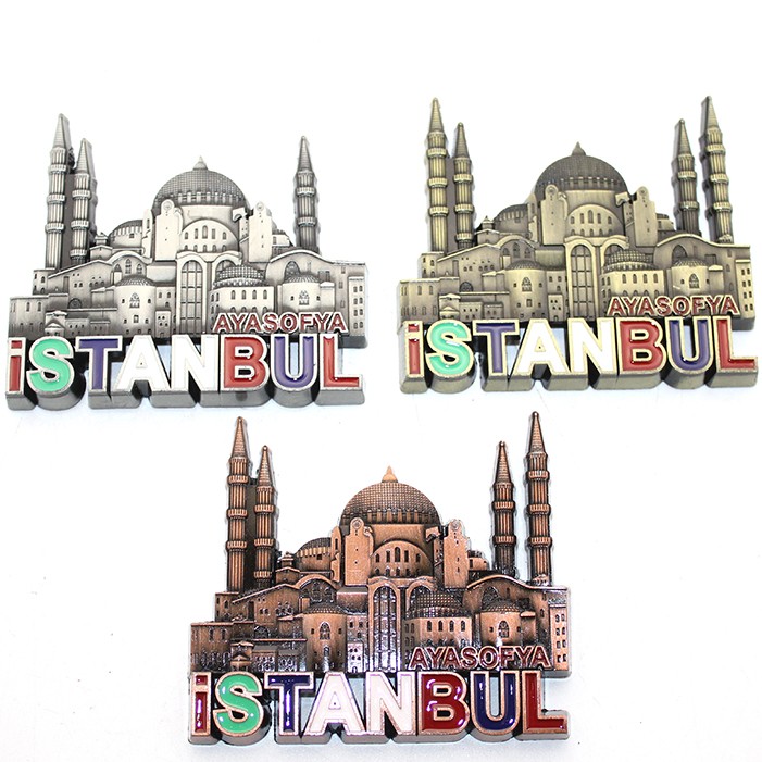 İstanbul Temalı Metal Magnet Model 6 