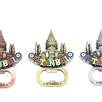 İstanbul Temalı Metal Magnet Ve Açacak 