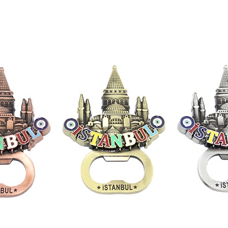 İstanbul Temalı Metal Magnet Ve Açacak 
