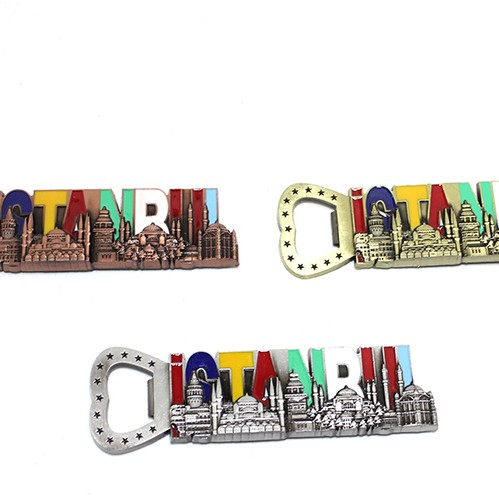 İstanbul Yazısı Metal Magnet Ve Açacak 