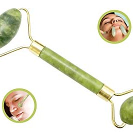 Jade Roler 2'li Yeşim Taşı Yüz Masaj Aleti