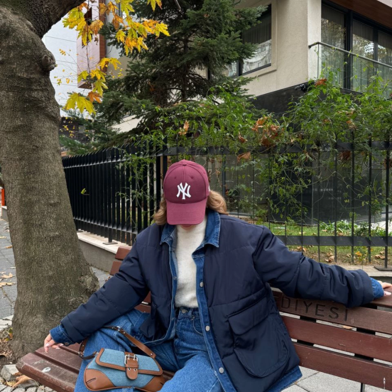 Jeans Detaylı Cıtcıtlı CEKET - Lacivert -