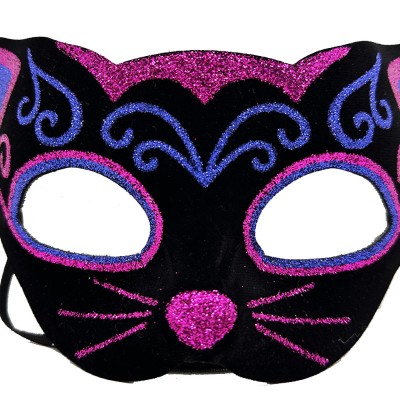 Kadife Kaplama Kedi Maskesi